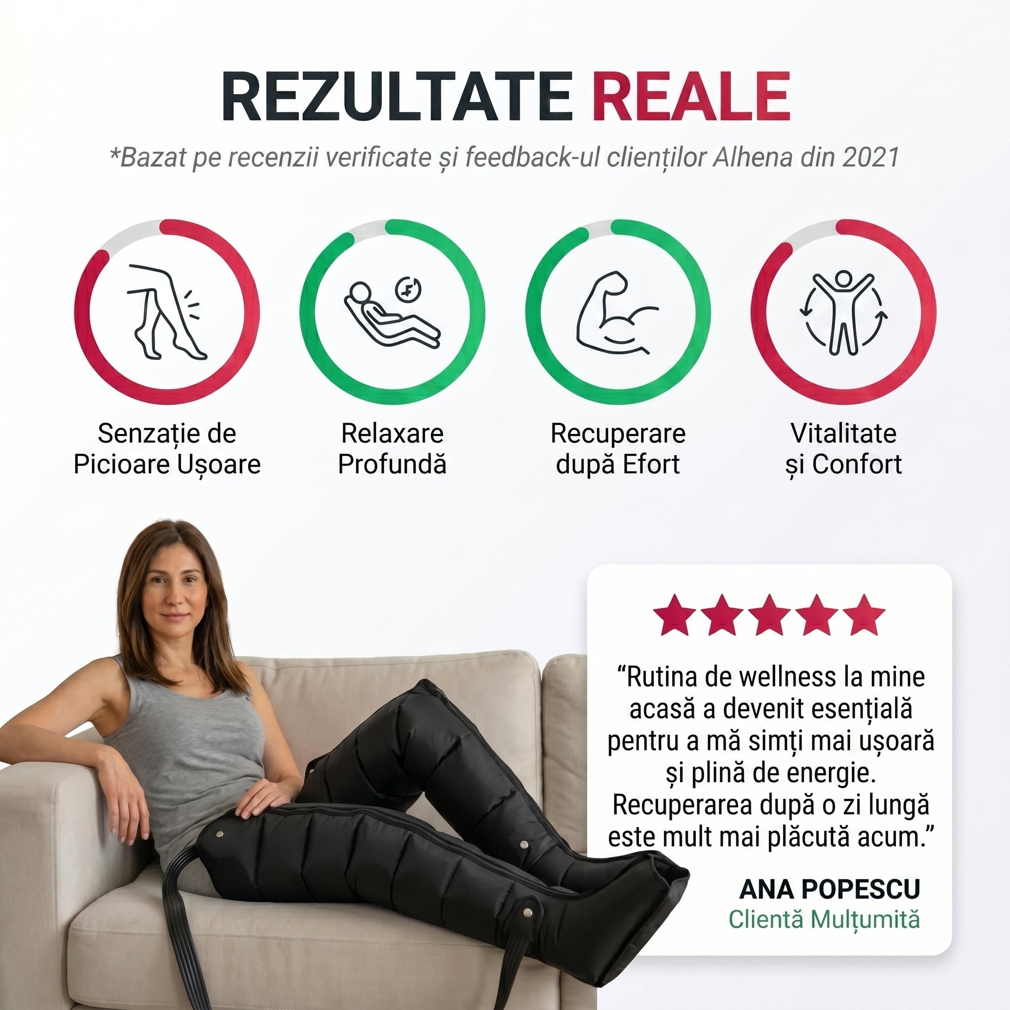 Alhena™ PRO — Aparat Premium de Masaj și Relaxare | 48% Discount + 4 Cadouri
